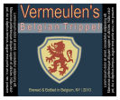 Lion Square Text Navy Beer Labels